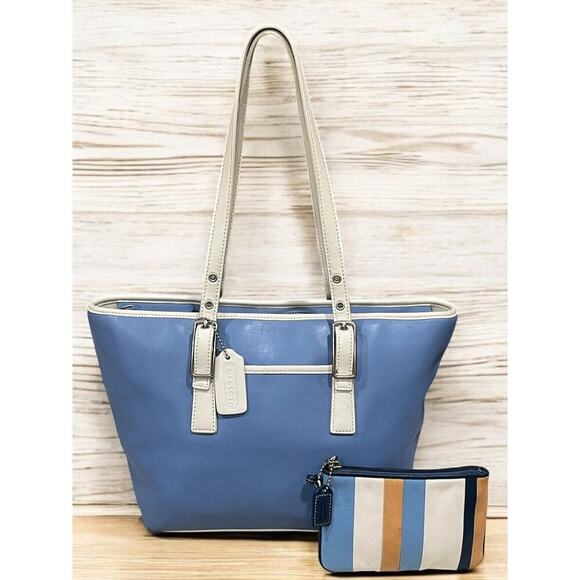 Vintage Coach 9847 Legacy West Leather Market Tote Bag & 6780 Skinny Wristlet - Picture 16 of 16